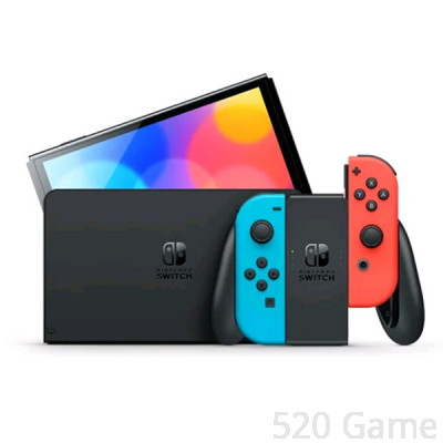 NS Nintendo Switch OLED 遊戲主機 (電光藍 電光紅)